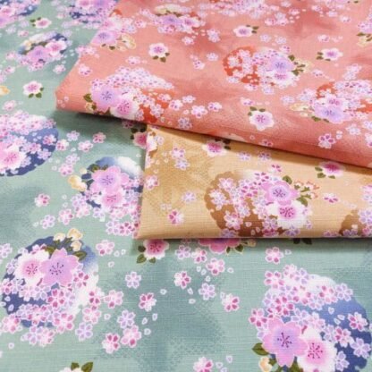 Tissu Japonais Fleur Dabricotier MITSUKATTA