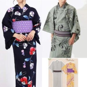 Patron de kimono homme femme. Patron de couture pour la confection d'un kimono femme et homme