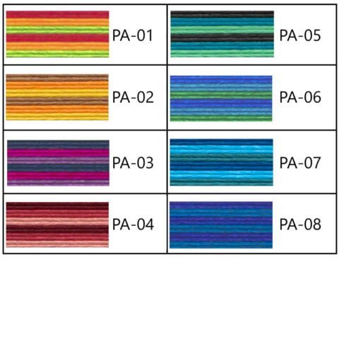 Colored cardstock paper color chart