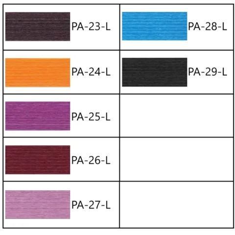 Nuancier couleur de bandes de papier